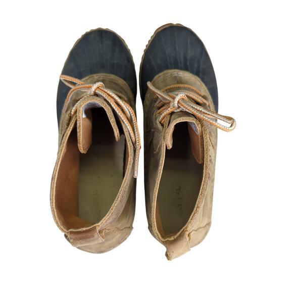 Sorel Out N About Leather Snow Boots NL2133-286 Leather Duck Waterproof Womens 7 - Picture 6 of 8